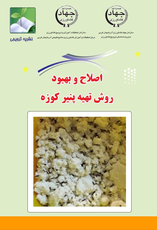 اصلاح و بهبود روش تهیه پنیر کوزه