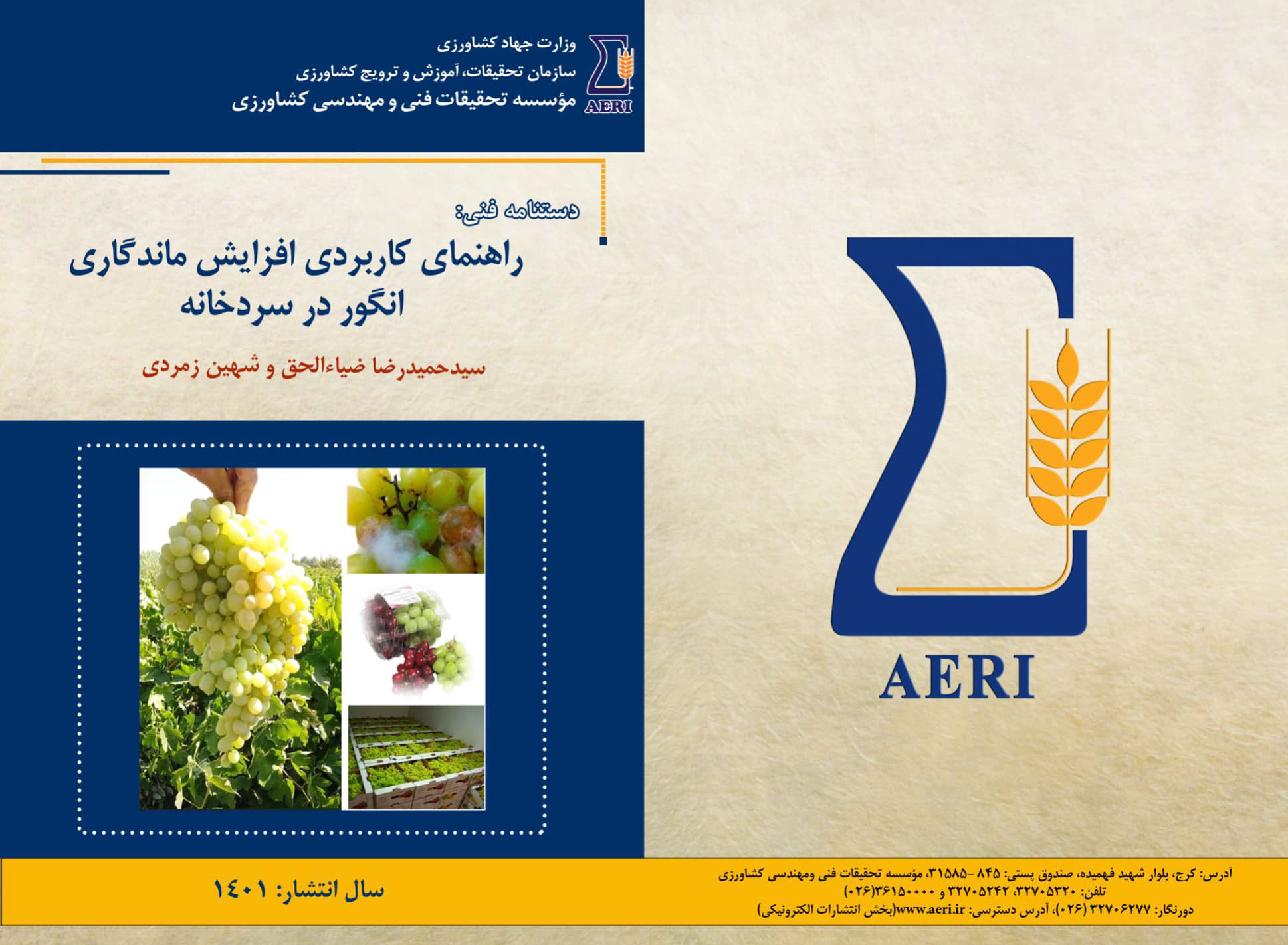 افزایش ماندگاری انگور در سردخانه