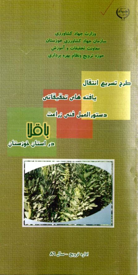 دستوراعمل فنی زراعت باقلا در خوزستان